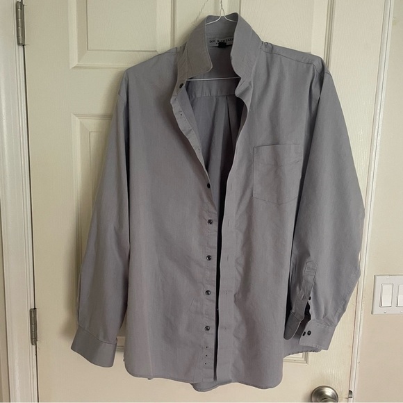Doc & Amelia Men's Shirt Button Down - Gray - Size Large - Great condition - Picture 2 of 8